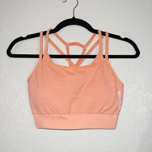 Gymshark Peach Adapt Marl Seamless Sports Bra Size Medium‎